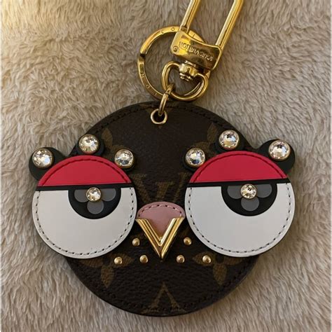 louis vuitton owl keychain|louis vuitton handbag charms.